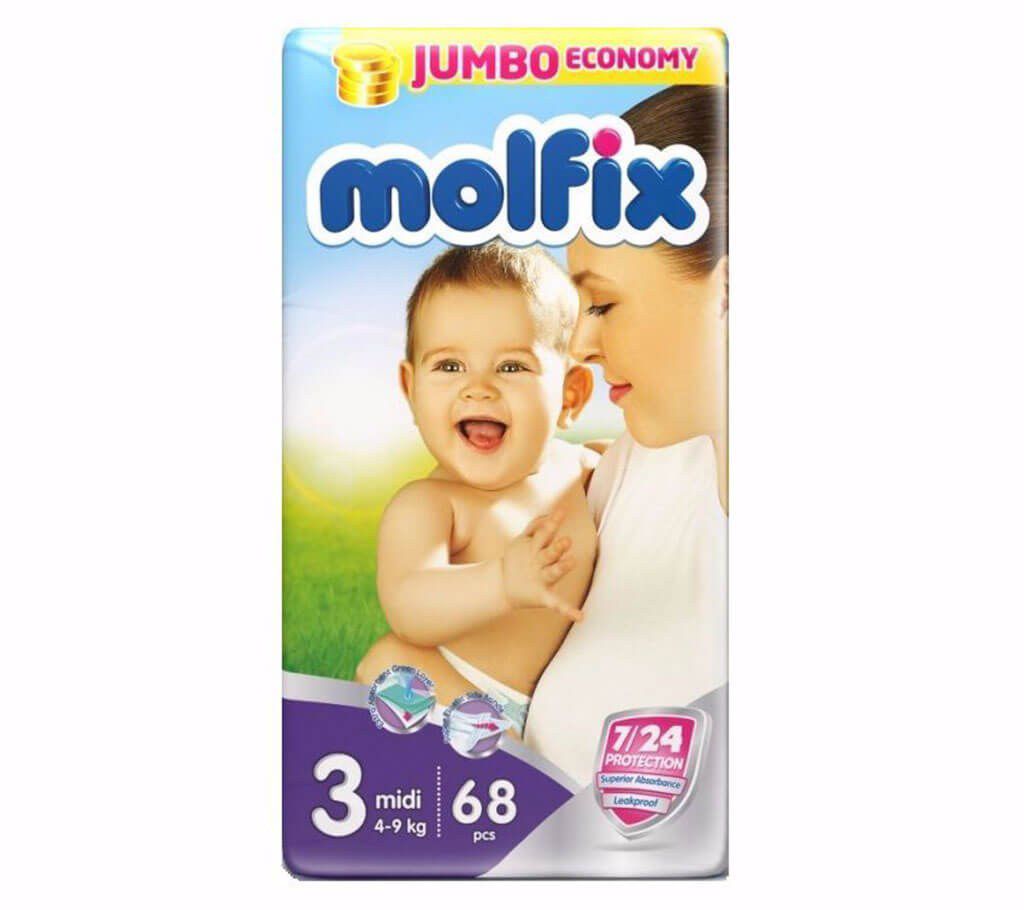 Molfix baby diaper 3 Midi(68 pc)