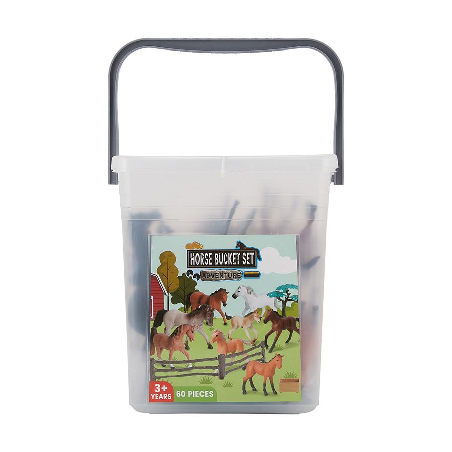 60 Piece Horse Adventure Bucket Set