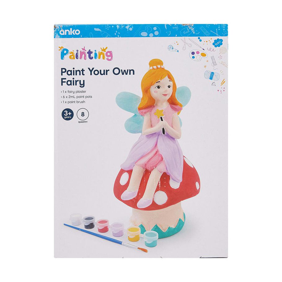 8 Piece Paint Your Own Fairy