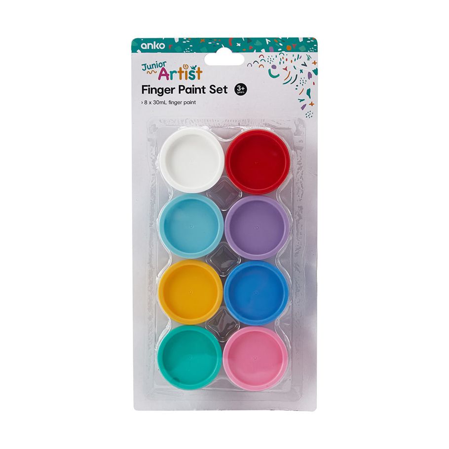 Junior Artist Finger Paint Set