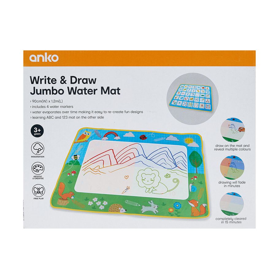 Write and Draw Jumbo Water Mat