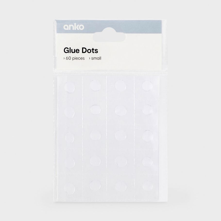 60 Piece Glue Dots - Small