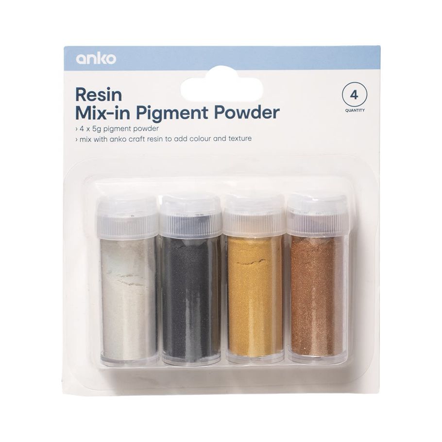 4 Pack Resin Mix-in Pigment Powder - Neutrals