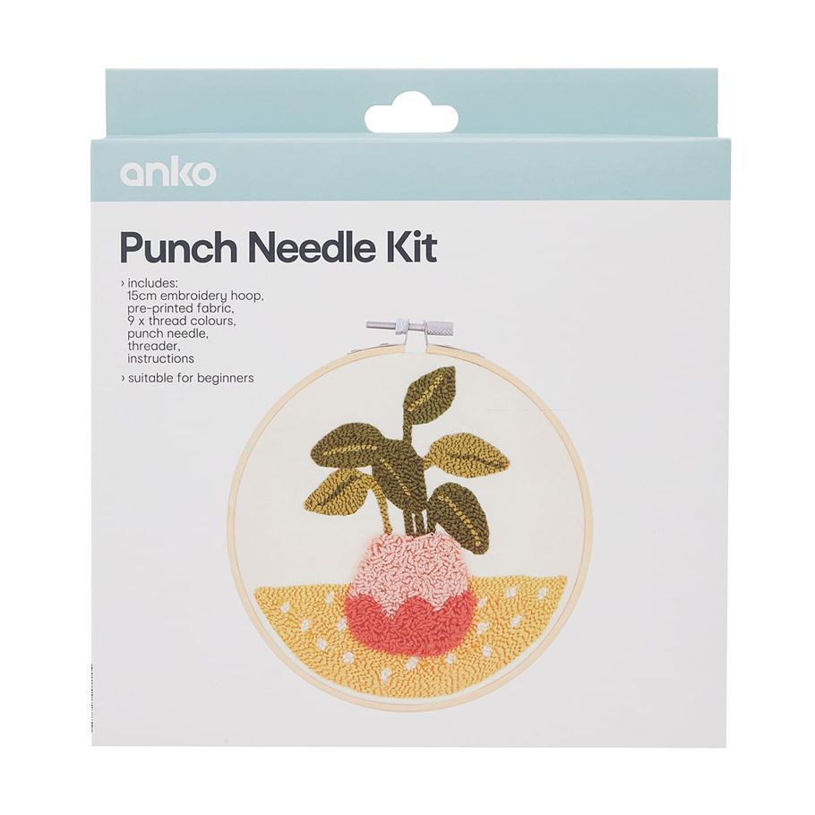 Punch Needle Kit - Pot Plant