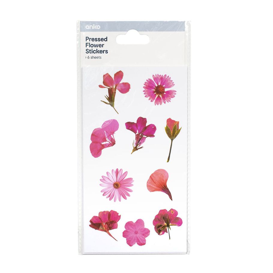 Pressed Flower Stickers