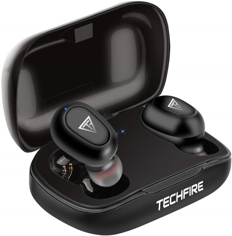 TECHFIRE L21 Wireless Earphone Mini Bluetooth 5.0 Headphone EARUDS Bluetooth Bluetooth Headset  (Black, True Wireless)