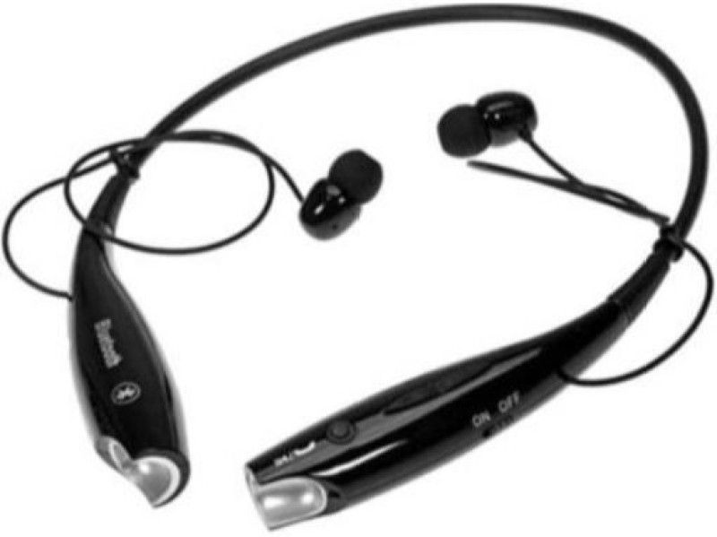 GUGGU YAZ_672A_ HSB-730 Bluetooth Headset for all Smart phones Bluetooth without Mic Headset  (Black, In the Ear)