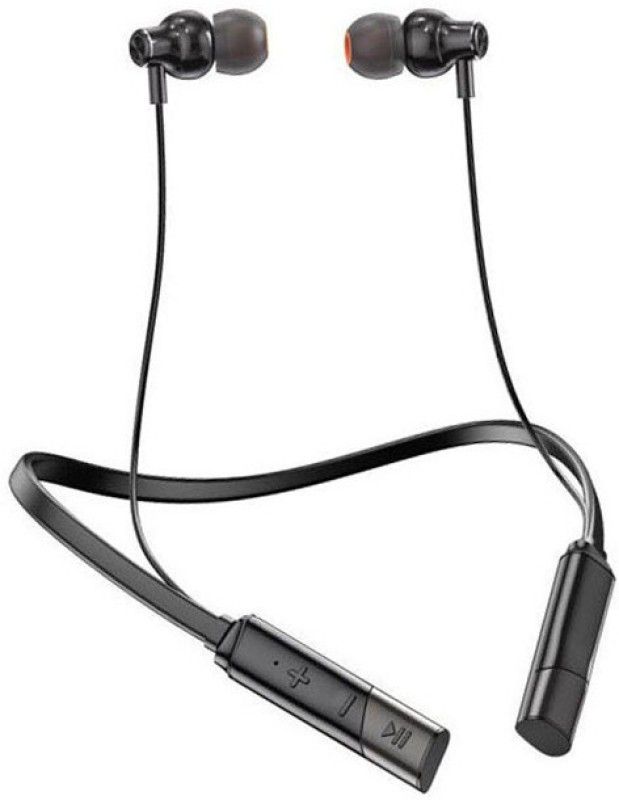 ROKAVO Top Trending Dhamaal Black neckband Bluetooth 15hr + (Battery Bluetooth Headset  (Black, In the Ear)