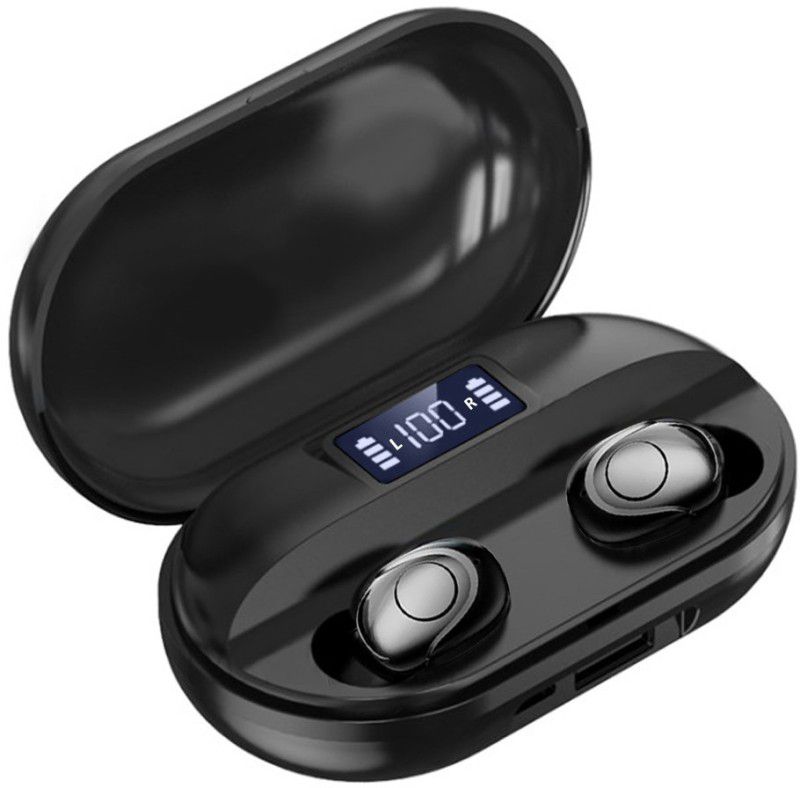 Depket True Wireless Ear-bud, TWS Earbud with Power Bank Bluetooth Headset  (Black, True Wireless)