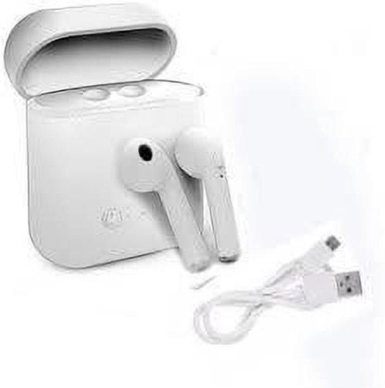 Crezor Bluetooth Headset (White, True Wireless) Bluetooth Headset  (White, True Wireless)