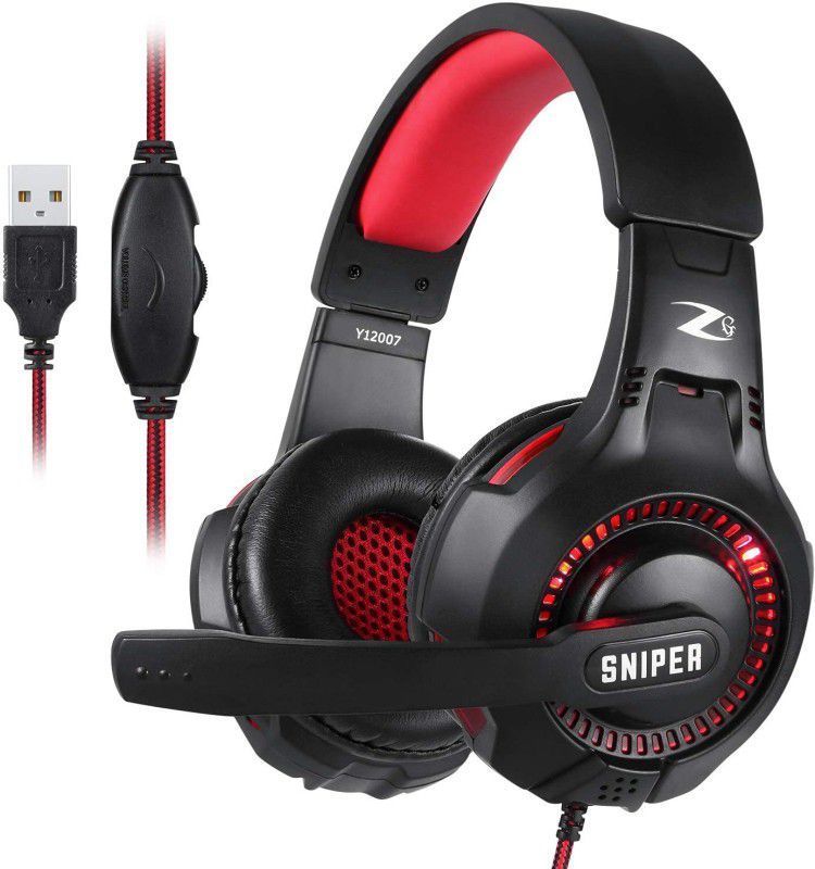Zoook Sniper Wired Gaming Headset  (Black, On the Ear)
