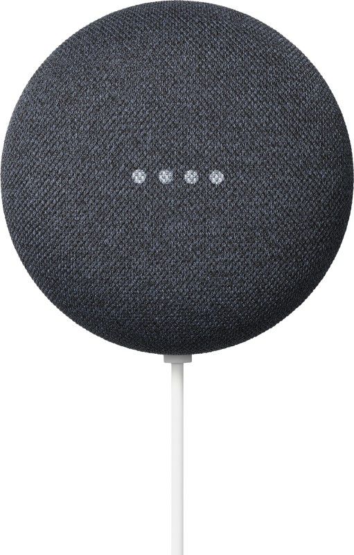 Google Nest Mini (2nd Gen) with Google Assistant with Google Assistant Smart Speaker  (Charcoal)