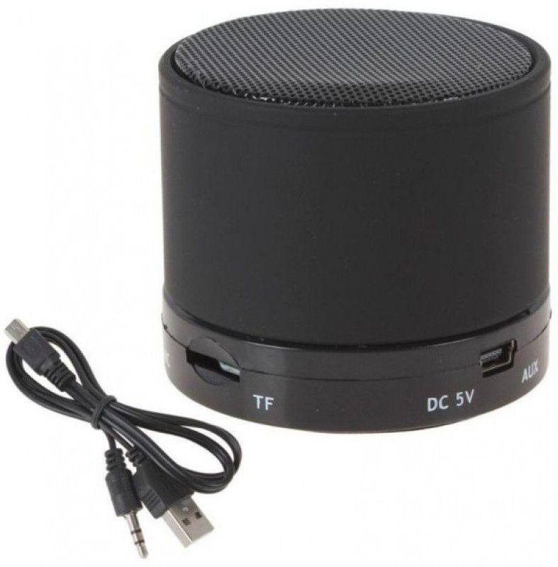 Raptas Black Bluetooth Hands Free With TFCard/ FM/USB Support Speaker 3 W Bluetooth Speaker  (Black, Mono Channel)