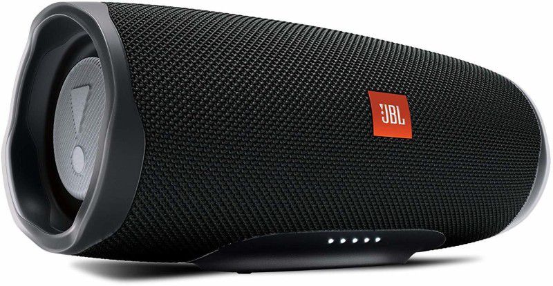 JBL Charge 4 Powerful Portable Speaker with Built-in Power Bank (Black) 30 W Bluetooth Speaker  (Black, Stereo Channel)