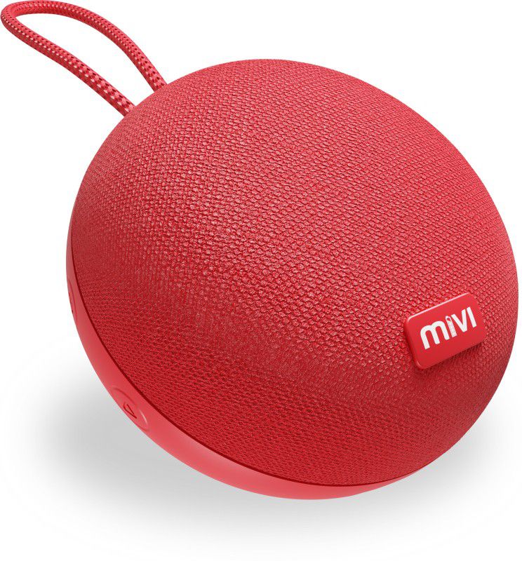 Mivi Zero Portable Bluetooth Speaker  (Red, Mono Channel)