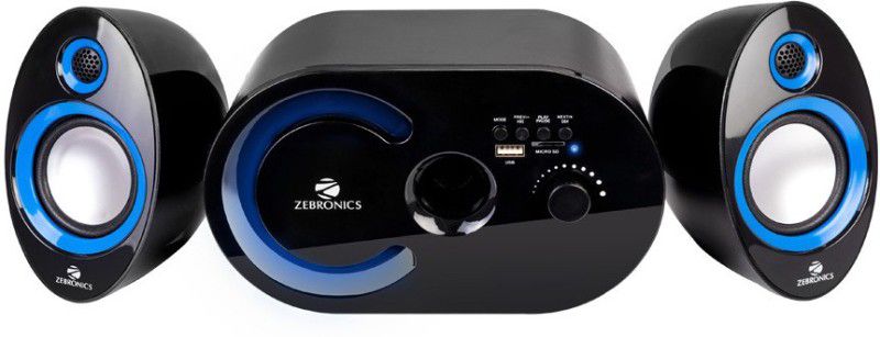 ZEBRONICS Rock Smart Plus 16 W Bluetooth Speaker  (Black, 2.1 Channel)