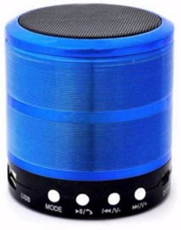 Pitambara WS-887 5 W Bluetooth Speaker  (Blue, Black, 2.0 Channel)