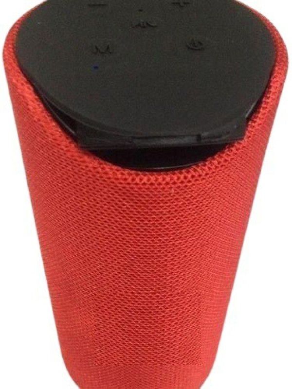 Clubics TG-113 Rechargeable Portable Wireless Speaker Bluetooth with High Bass Sound (Red) 5 W Bluetooth Speaker  (Red, Stereo Channel)