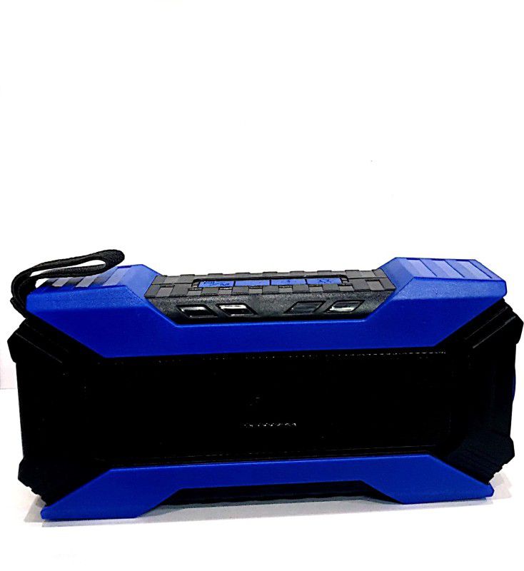 Clubics AO-102 Wireless Loud Sound Bluetooth Speaker with FM Radio and Torch 5 W Bluetooth Speaker  (Blue, Stereo Channel)