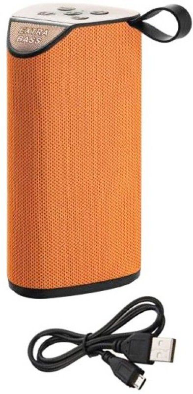 Alafi New Arrival Latest Edition Presenting The Best GT-111 Bluetooth Speaker with Supper Boom Sound Quality & Extra Powerful Bass Splashproof TF,FM,Pen-Drive (Mobile,Laptop,PC,Tablet) 10 W Bluetooth Speaker  (Orange, Stereo Channel)