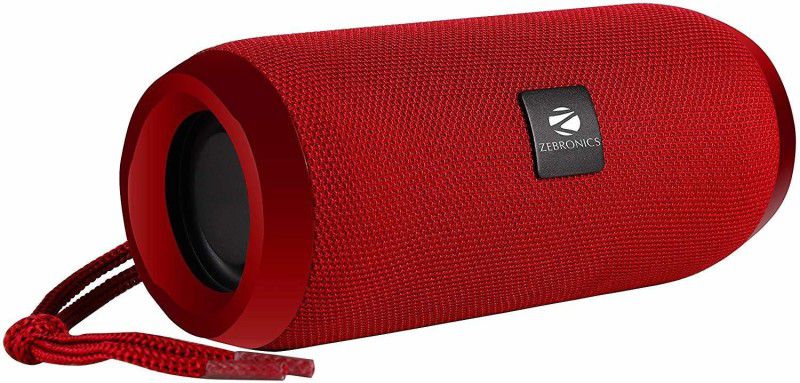 ZEBRONICS ZEB-ACTION 10 W Bluetooth Speaker  (Red, Stereo Channel)