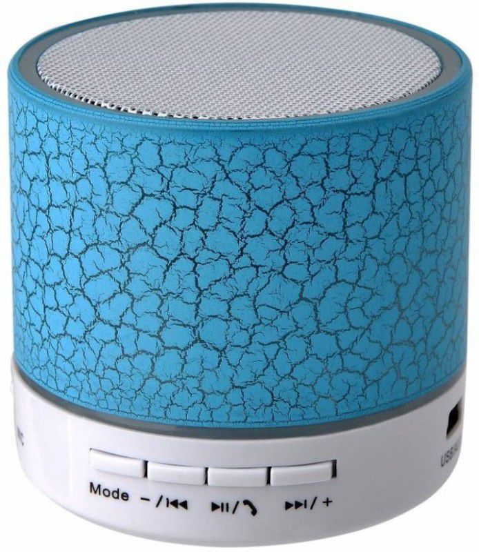 Mzee Mini Bluetooth Wireless Speaker (S10)/Portable Audio Player Play FM Radio, audio from TF card,and Auxiliary Compatible A6600  3 W Bluetooth Speaker 3 W Bluetooth Speaker  (Multicolor, Stereo Channel)