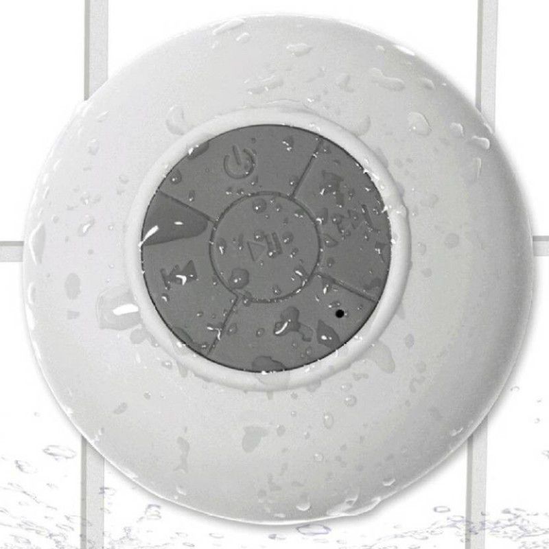 klassy Shower/Waterproof Speake-0030 3 W Bluetooth Speaker  (White, 2.1 Channel)