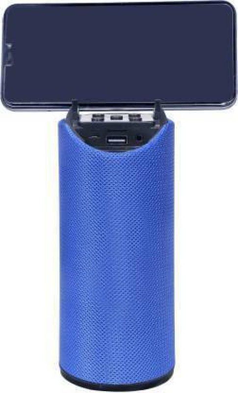 SAII Best Bluetooth Speaker (BLUE) 3D Sound Portable with Phone Stand SplashProof 10 W Bluetooth Speaker  (Blue, Stereo Channel)