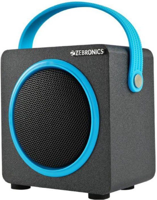 ZEBRONICS SMART 3 W Portable Bluetooth Speaker  (Blue, Black, Stereo Channel)