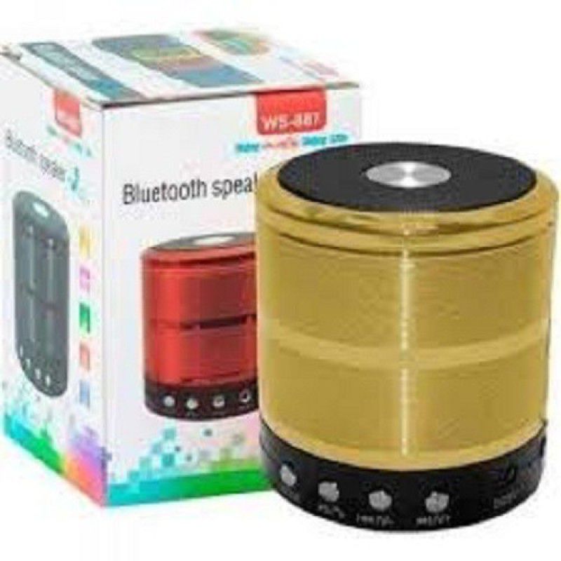 Buy Genuine Portable Powerful Sound 5 W Bluetooth Laptop/Desktop Speaker  (Gold, Stereo Channel)