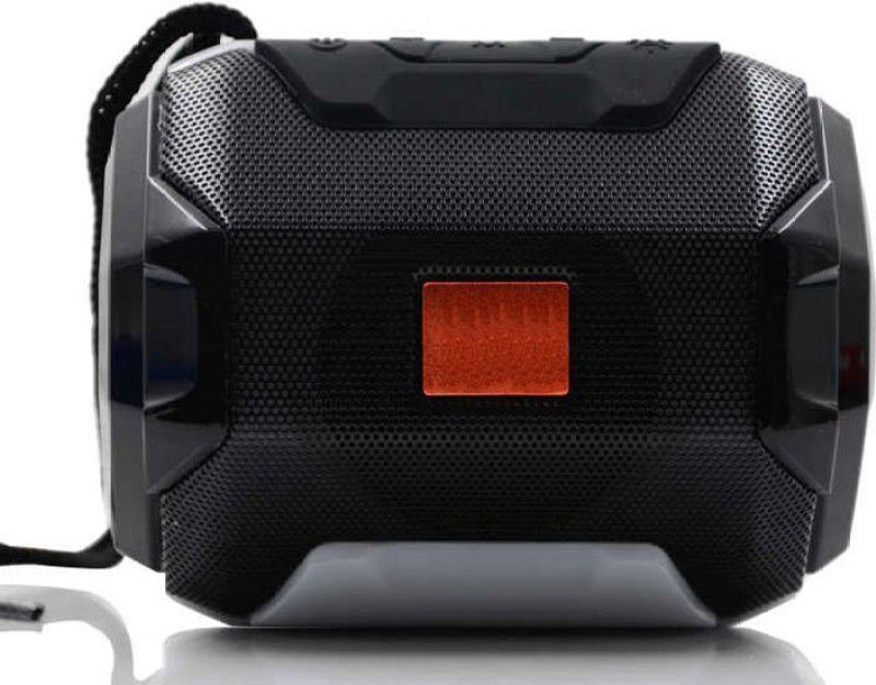 Worricow New Arrival 3D Sound Stereo Bass Portable Wireless Bluetooth Rechargeable Speaker Outdoor/Home Audio Bluetooth Speaker With HD Sound quality, lightweight and Portable for Outdoor and Home 5 W Bluetooth Speaker  (Black, 4.1 Channel)