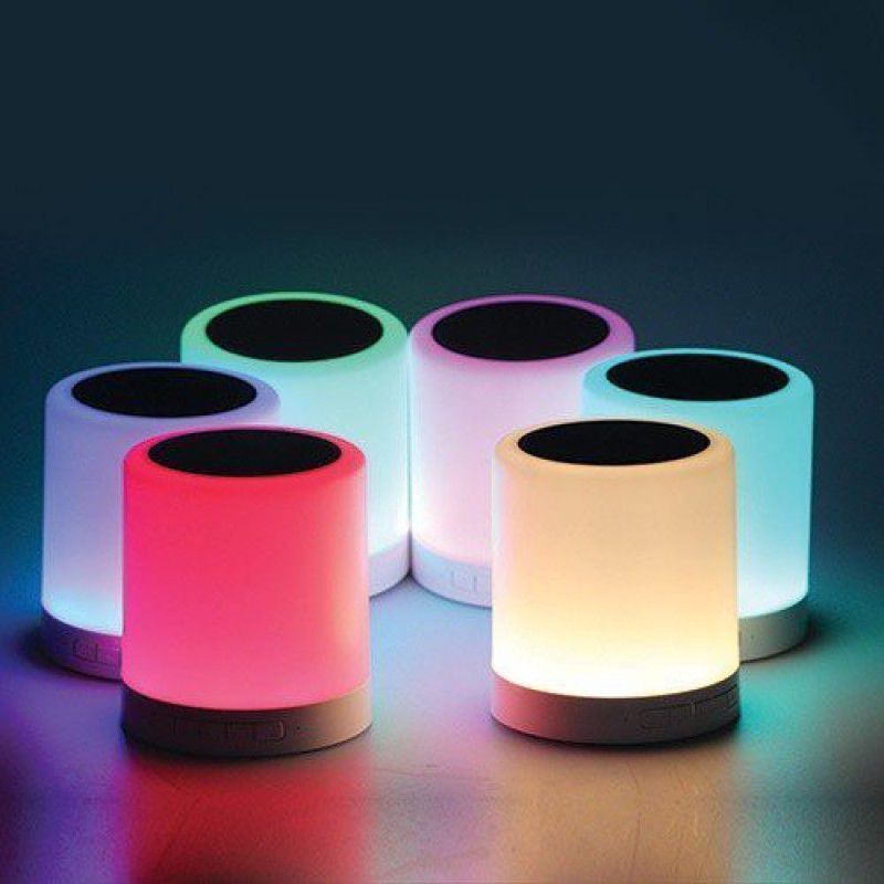 BSVR LED Touch Lamp 704 Bluetooth Speaker High Sound Quality TF Card PenDrive Support 10 W Bluetooth Party Speaker  (Multicolor, Mono Channel)