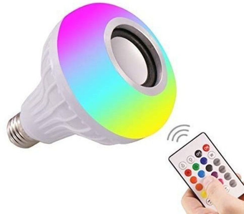 IMMUTABLE 72 _ RT- Bulb Multi Use Bluetooth Speaker,Led Bulb & Music Light|Multipl B22 LED White + RGB Light Ball Bulb Colorful Lamp with Remote Control for Home, Bedroom, Party Decoration and All. 20 W Bluetooth Speaker  (Multicolor, Mono Channel)