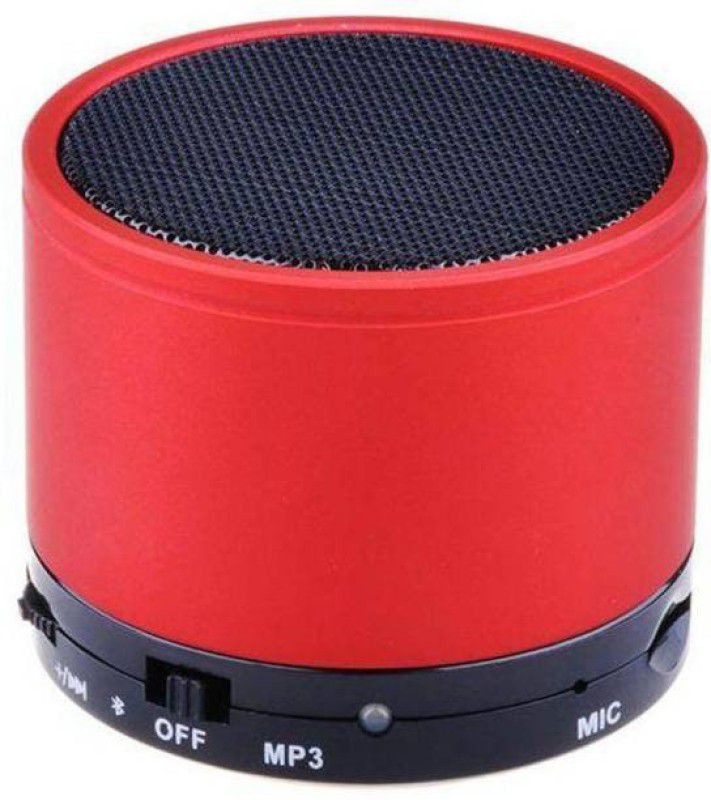 Mzee Mini Bluetooth Wireless Speaker (S10)/Portable Audio Player Play FM Radio, audio from TF card,and Auxiliary Compatible Vib k5+  3 W Bluetooth Speaker 3 W Bluetooth Speaker  (Multicolor, Stereo Channel)