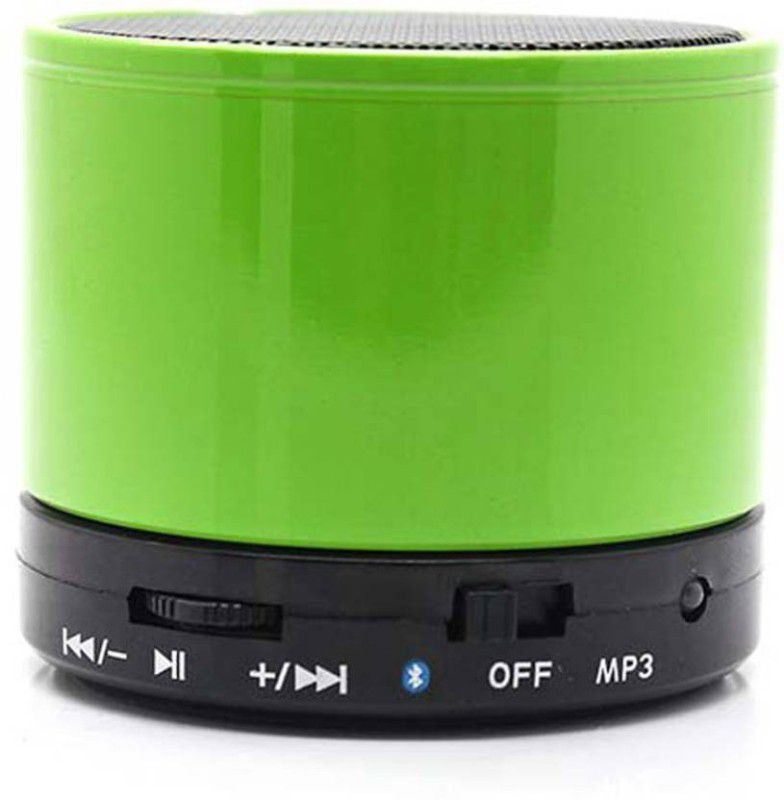 A CONNECT Z S-110Speaker Bluetooth 3 W Portable Bluetooth Speaker  (Green, 2.1 Channel)
