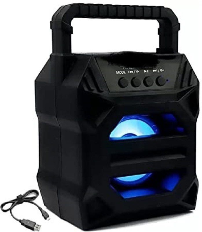 CRATIX LZ-3102 Trolley Wireless Led Disco Light subwoofer sound system with DJ light 10 W Bluetooth Speaker  (Black, Stereo Channel)