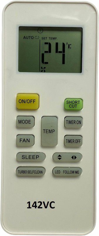 Upix SH-142VC AC Remote Compatible for Videocon AC (EXACTLY SAME REMOTE WILL ONLY WORK) Remote Controller  (White)