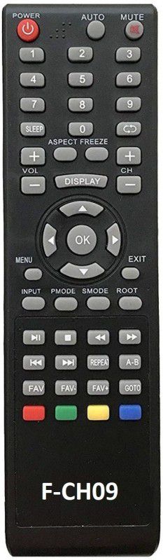 Upix SH-FCH09 LCD/LED TV Remote Compatible for Futec LCD (EXACTLY SAME REMOTE WILL ONLY WORK) Remote Controller  (Black)