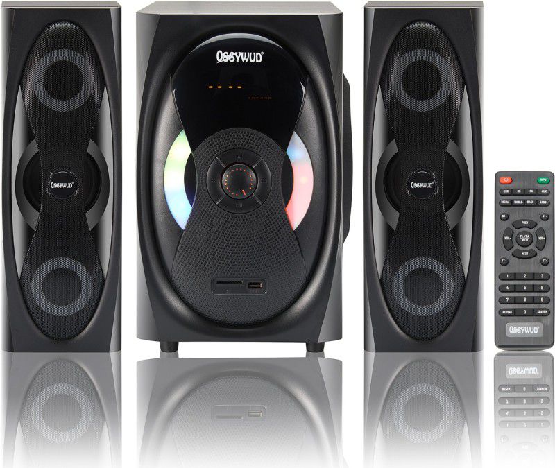 Ossywud 2.1 Bluetooth Home Theatre System / speakers 2580 60 W Bluetooth Home Theatre  (Black, 2.1.2 Channel)