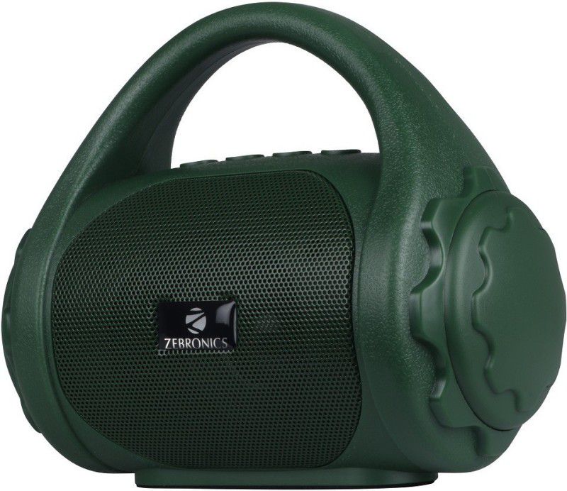 ZEBRONICS Zeb-County 3 W Bluetooth Speaker  (Green, Mono Channel)