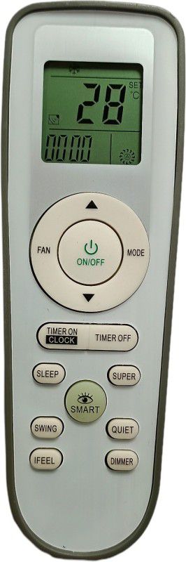 Upix SH-181VT AC Remote Compatible for Voltas AC (EXACTLY SAME REMOTE WILL ONLY WORK) Remote Controller  (White)