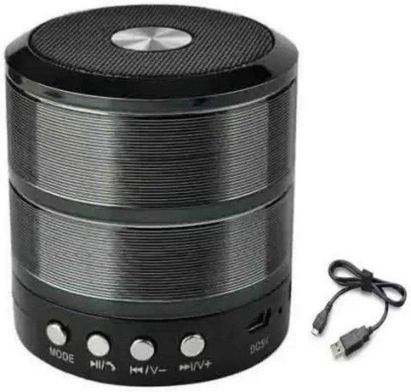 dilgona Bluetooth Speaker with Mobile/Tablet/Laptop/AUX/SD Card/PD/FM Wireless Soundbar 5 W Bluetooth Home Audio Speaker  (Black, Stereo Channel)