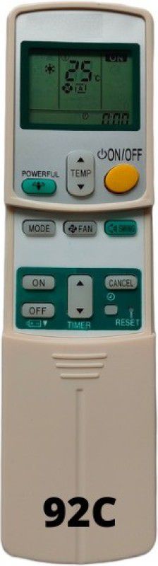 Upix SH-92C AC Remote Compatible for Daikin AC (EXACTLY SAME REMOTE WILL ONLY WORK) Remote Controller  (White)