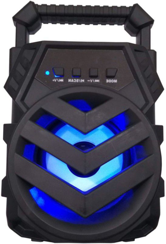 Techobucks Portable High sound quality |3D sound| Splash proof| Deep Baas Stereo sound quality Ultra DJ Sound Blast Bluetooth Speaker 5 W Bluetooth Speaker  (Black, Stereo Channel)