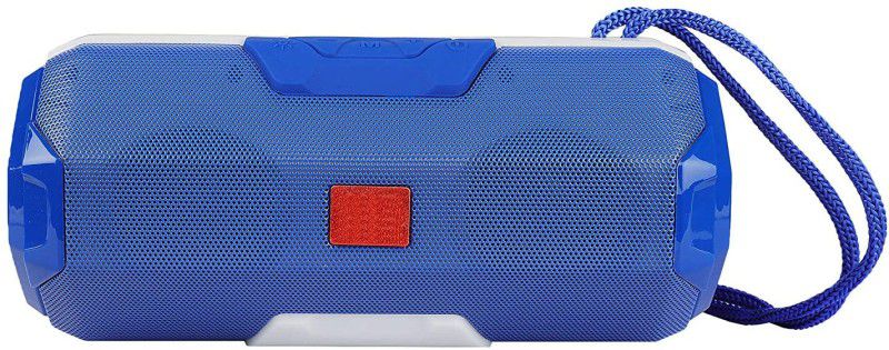 RECTITUDE Branded 3D Sound Led Speaker TG 143 Wireless Portable Bluetooth Extra Bass with Aux, USB and Memory Card Support 10 W Bluetooth Speaker  (Blue, 5.0 Channel)