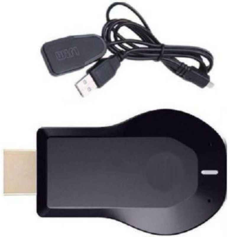 SYARA XQH_489F Any cast WiFi HDMI Dongle & Wireless Display for TV Media Streaming Device  (Black)