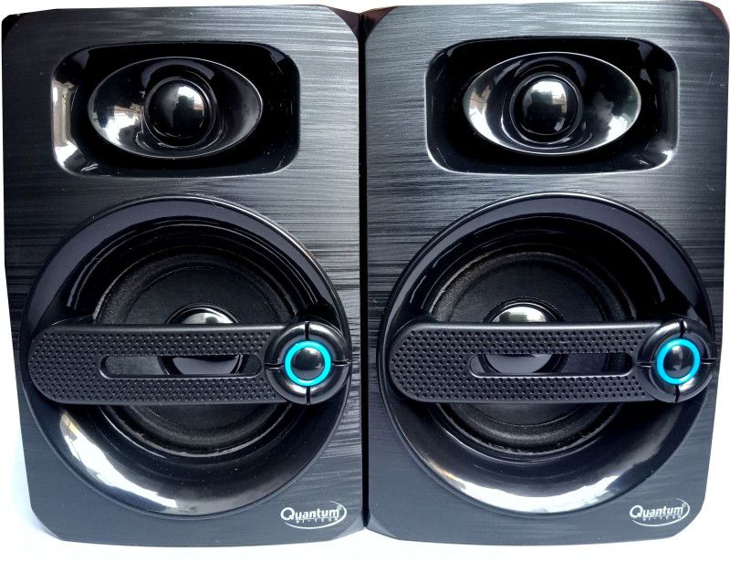 QUANTUM QHM-LP04 3 W Laptop/Desktop Speaker  (Black, Stereo Channel)