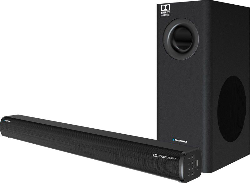 Blaupunkt SBW05 DOLBY Audio Bluetooth Soundbar  (Black, 2.1 Channel)