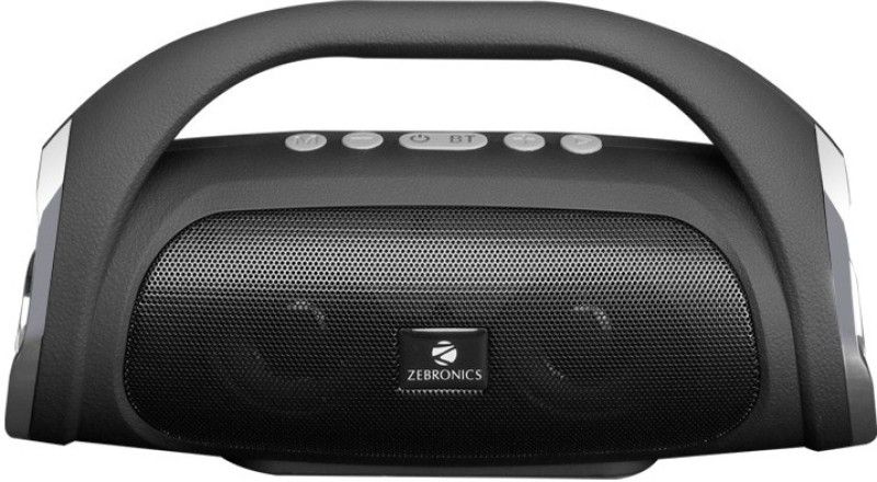 ZEBRONICS ZEB-SPLASH Bluetooth Speaker  (Black, Stereo Channel)