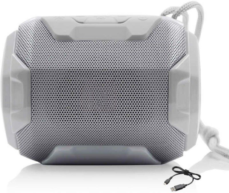 Uborn Wireless Portable crystal clear sound impressive Multimedia 10 W Bluetooth Speaker  (Grey, Stereo Channel)